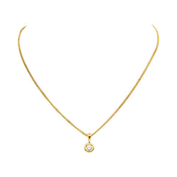 Collier Chaîne en or jaune et diamant - Castafiore