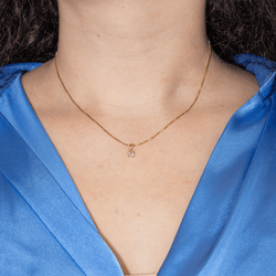 Collier Chaîne en or jaune et diamant - Castafiore