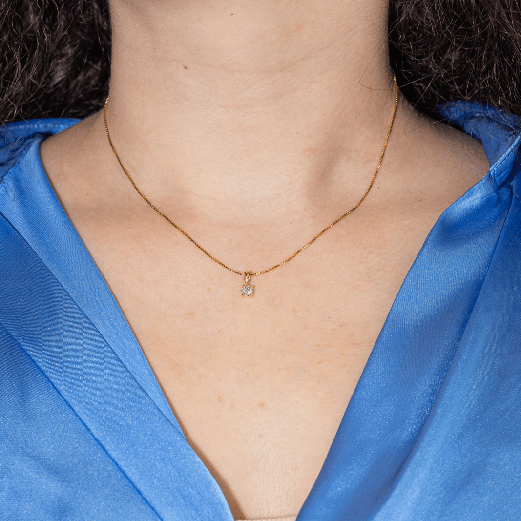 Collier Chaîne en or jaune et diamant - Castafiore