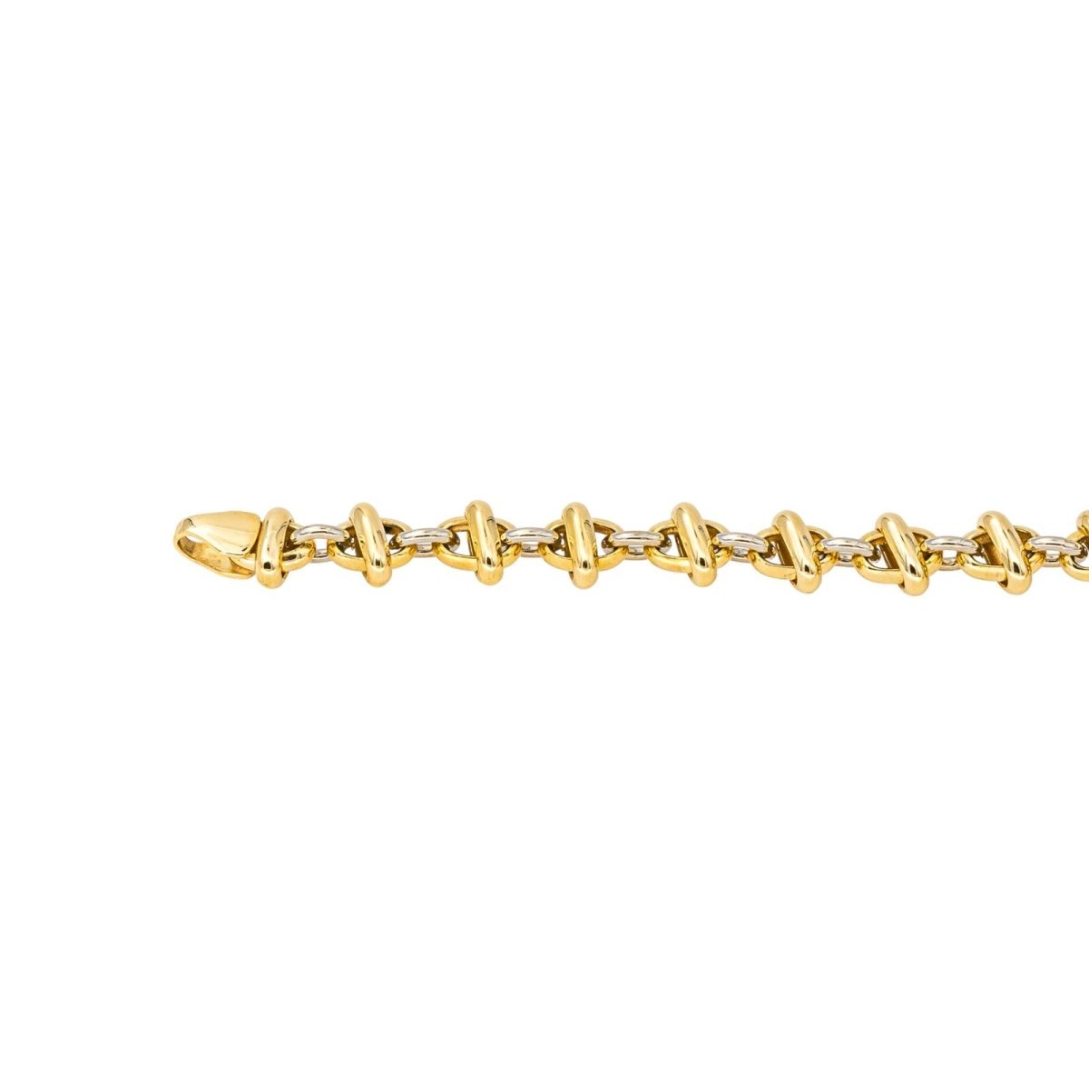 Collier Chaîne en or jaune et or blanc - Castafiore