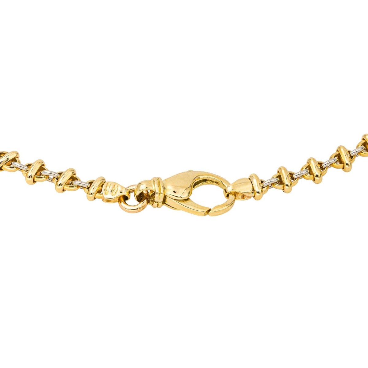 Collier Chaîne en or jaune et or blanc - Castafiore