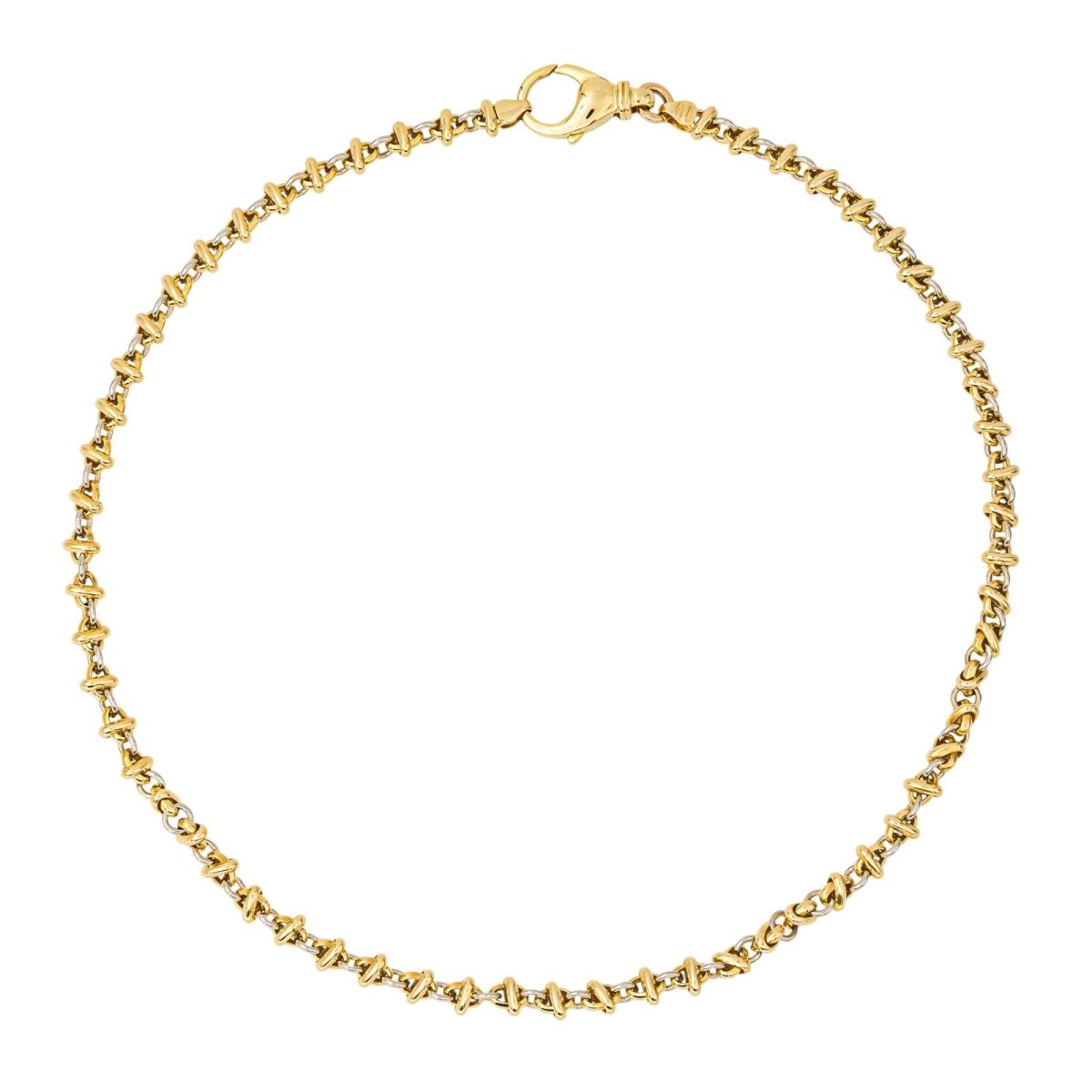 Collier Chaîne en or jaune et or blanc - Castafiore