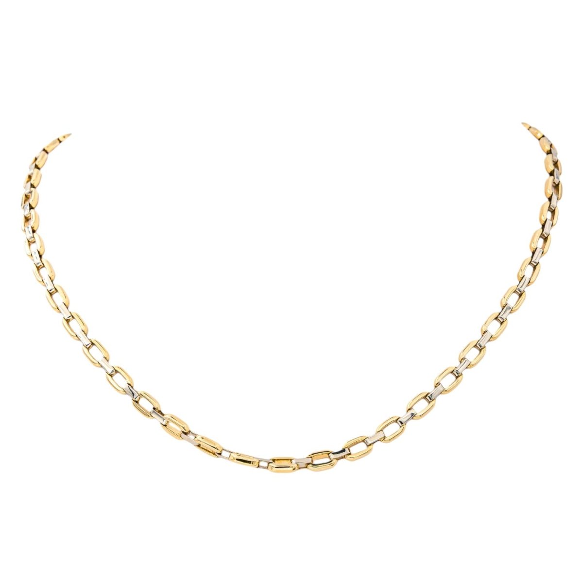 Collier Chaîne en or jaune et or blanc - Castafiore