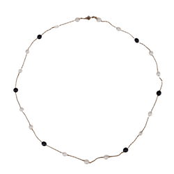 Collier Chaîne en or jaune et perles - Castafiore