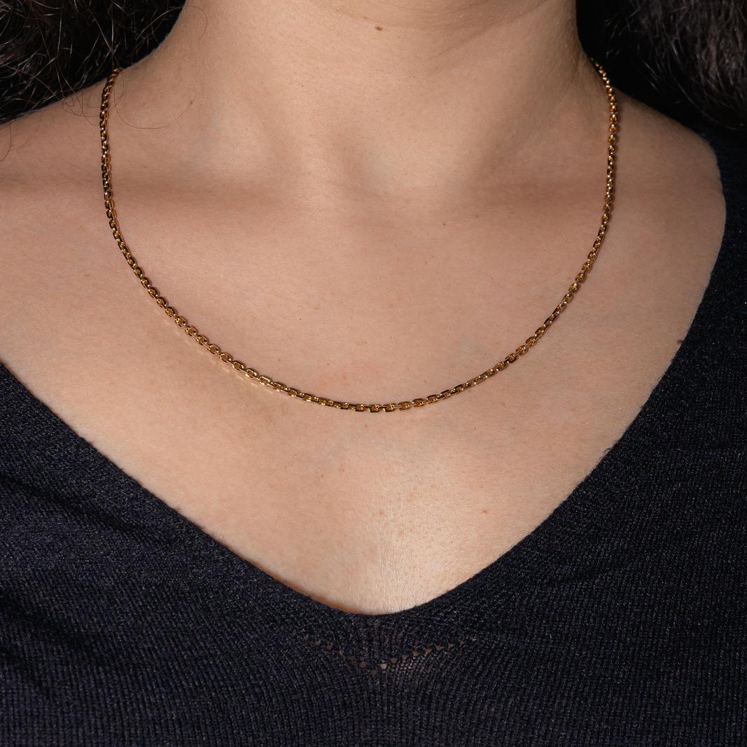 Collier Chaîne en or rose - Castafiore