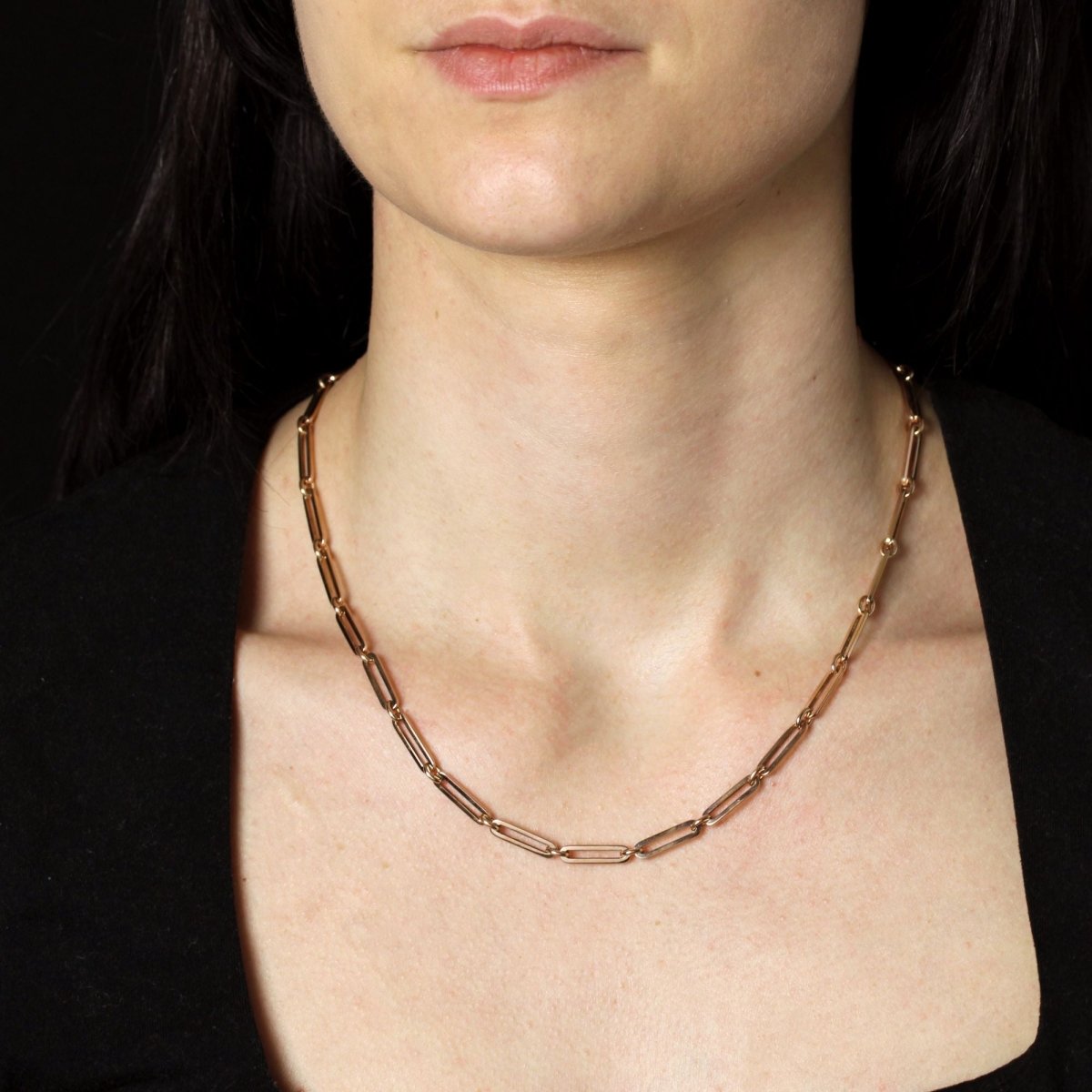 Collier Chaîne en or rose - Castafiore