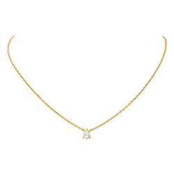Collier Chaîne en or rose et diamant - Castafiore