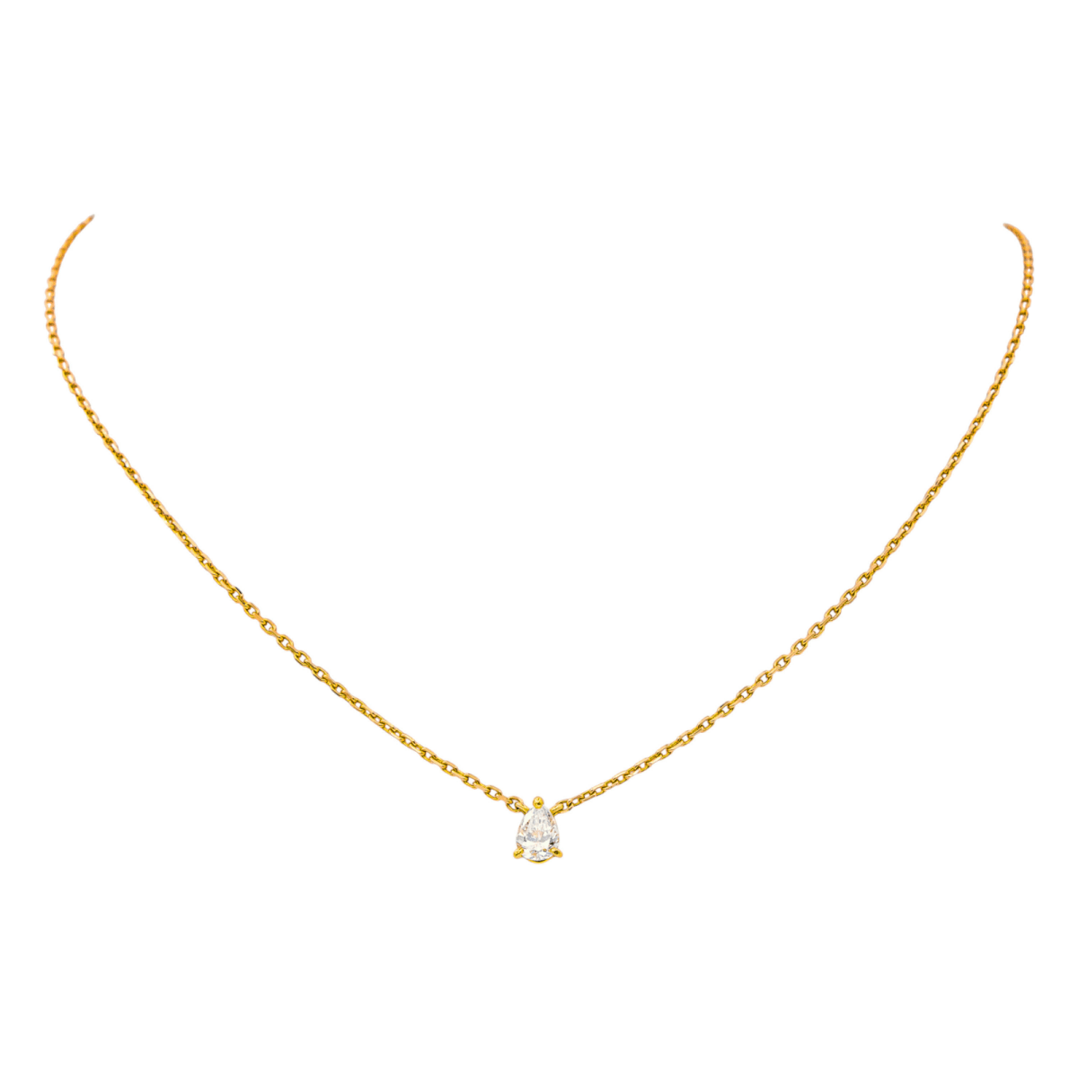 Collier Chaîne en or rose et diamant - Castafiore