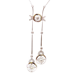 Collier Chaîne en platine et diamants - Castafiore