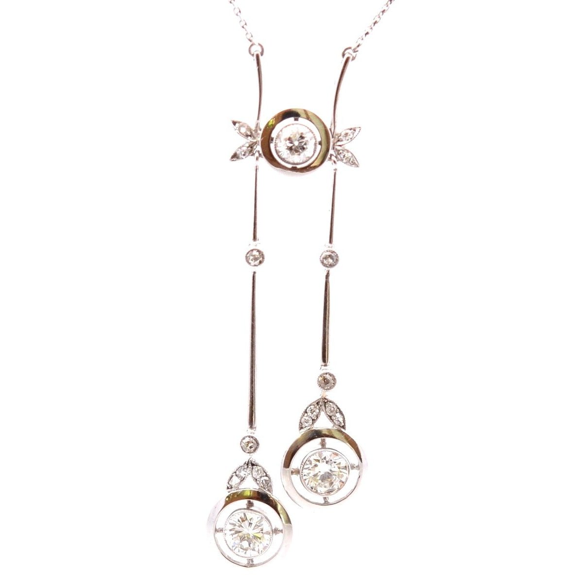 Collier Chaîne en platine et diamants - Castafiore