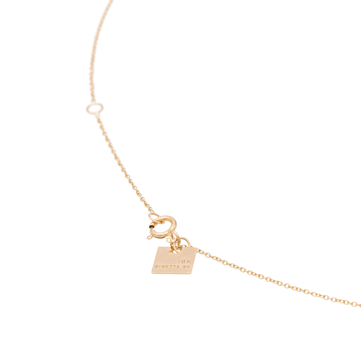Collier Chaîne GINETTE NY "Mini Ever" en or rose et diamant - Castafiore