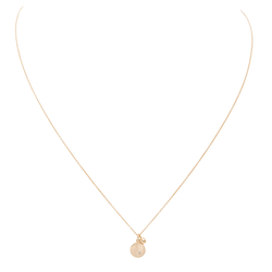 Collier Chaîne GINETTE NY "Mini Ever" en or rose et diamant - Castafiore