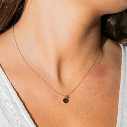 Collier Chaîne GINETTE NY "Mini Ever" en or rose et diamant - Castafiore