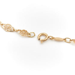 Collier Chaîne maille filigrane en or jaune - Castafiore