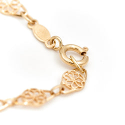 Collier Chaîne maille filigrane en or jaune - Castafiore