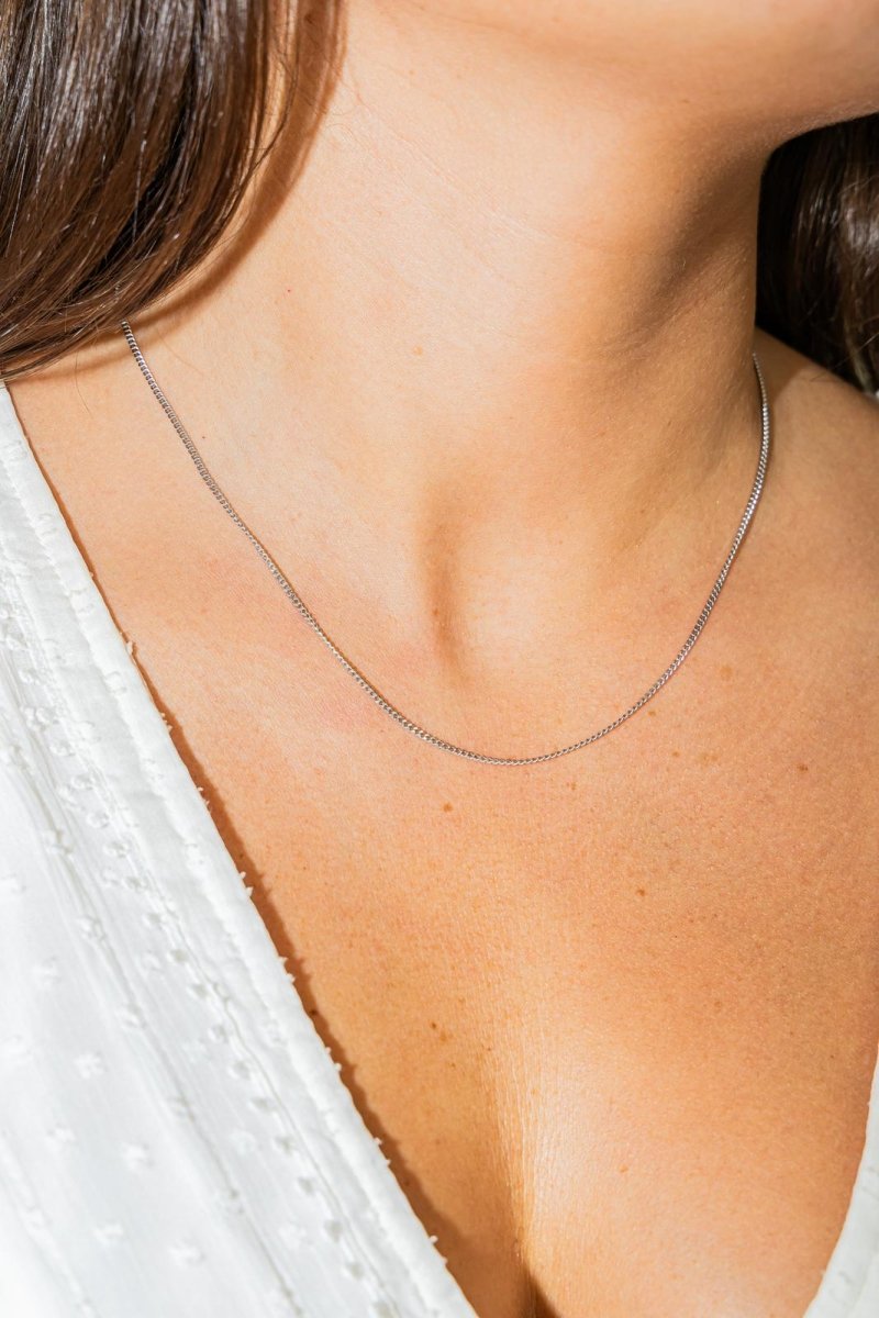 Collier Chaîne Or blanc - Castafiore