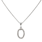 Collier Chaîne Pendentif en or blanc et diamants - Castafiore