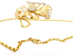 Collier Chaîne + pendentif Or jaune Diamant - Castafiore