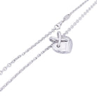 Collier CHAUMET, "Coeur Liens", or blanc et diamants - Castafiore