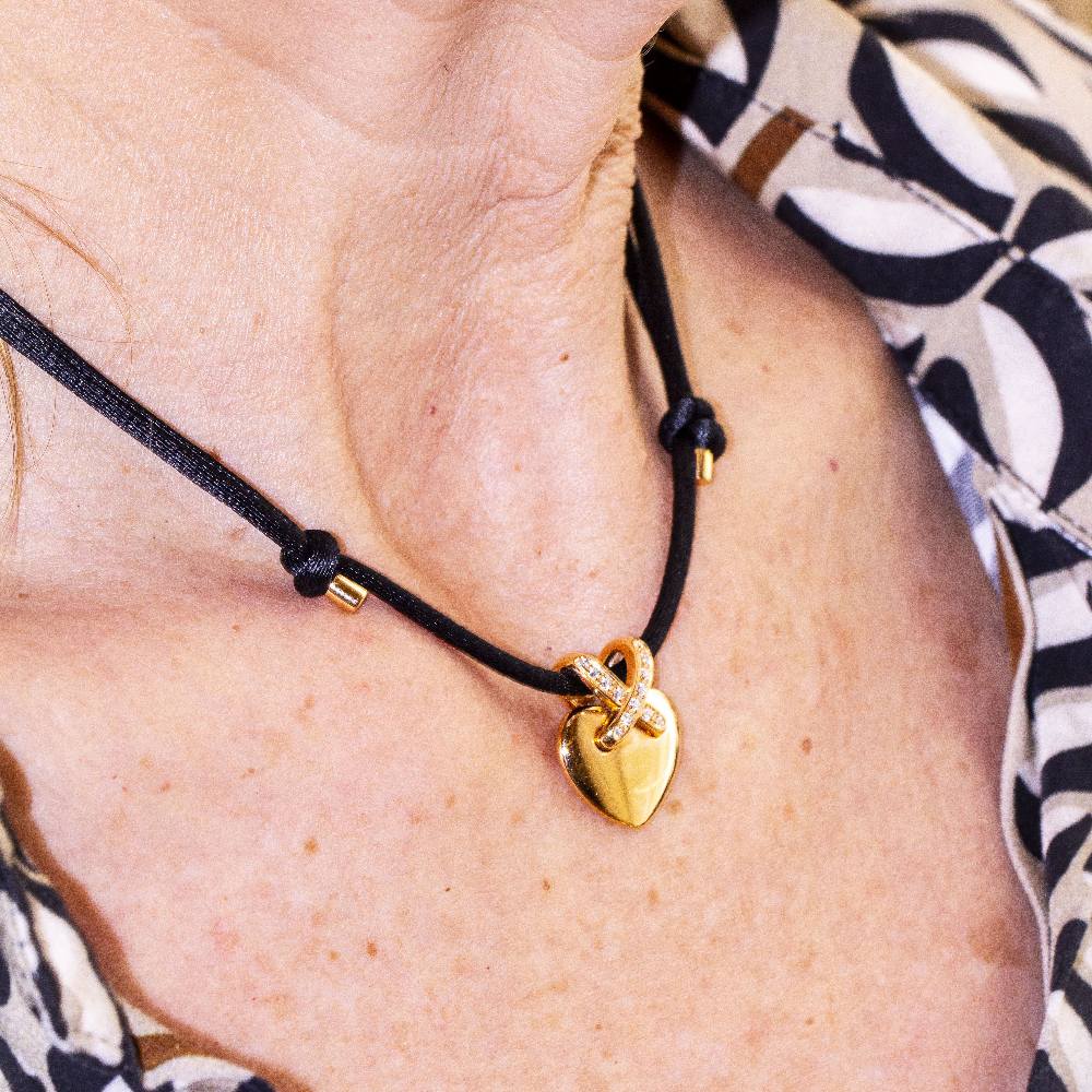 Collier CHAUMET LIENS COEUR avec Diamants - Castafiore