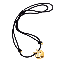 Collier CHAUMET "Liens Corazon" en or rose et diamants - Castafiore