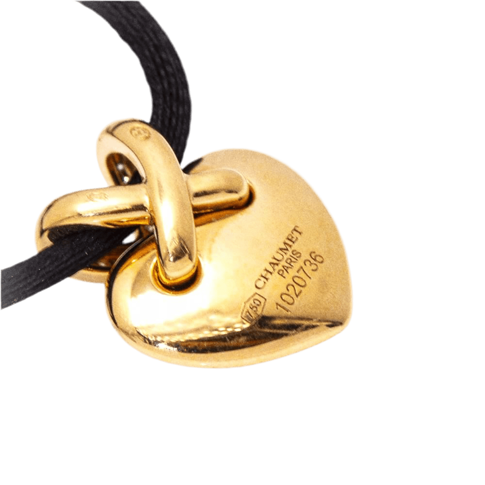 Collier CHAUMET "Liens Corazon" en or rose et diamants - Castafiore