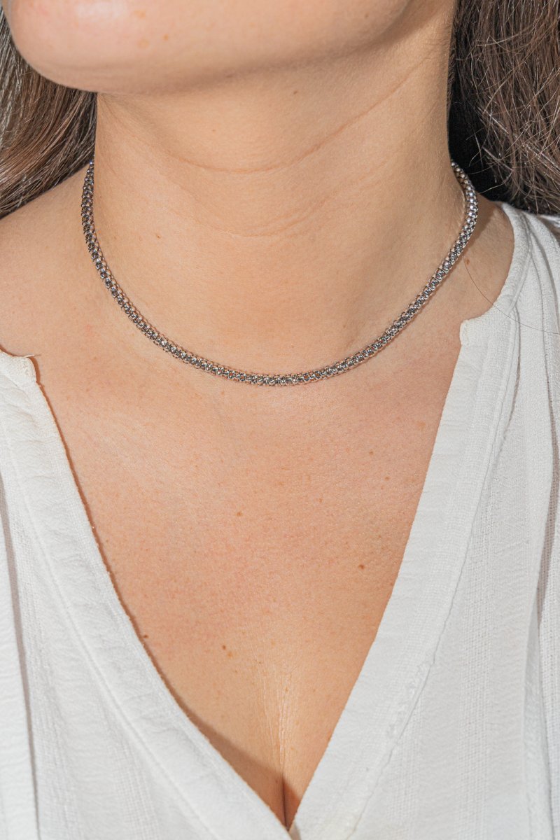 Collier CHIMENTO en Or blanc - Castafiore