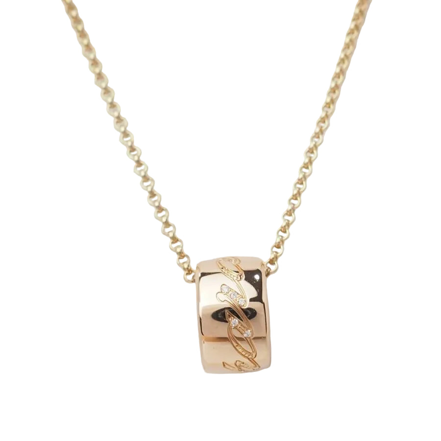Collier Chopard en or rose et diamants - Castafiore