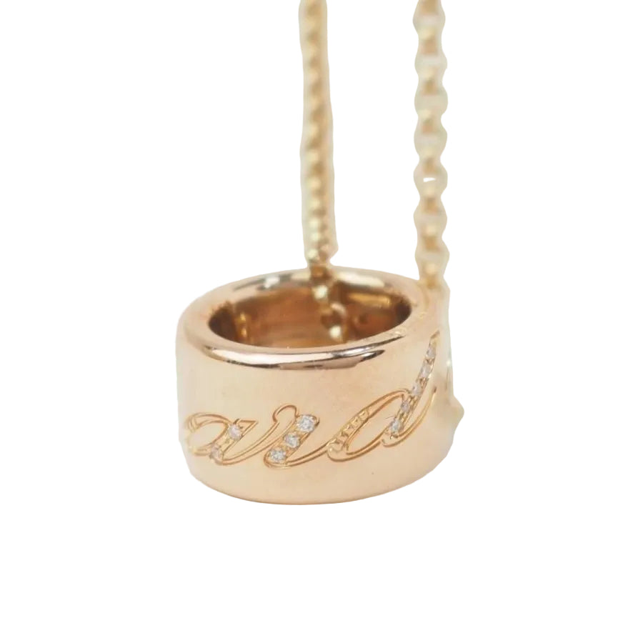 Collier Chopard en or rose et diamants - Castafiore