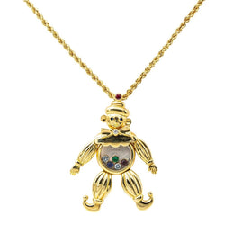 Collier CHOPARD "Happy Clown" en or jaune et diamant - Castafiore