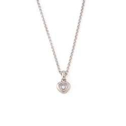 Collier CHOPARD "Happy diamonds" en or blanc et diamant - Castafiore