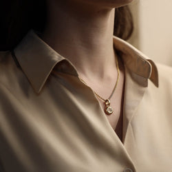 Collier CHOPARD Happy diamonds en or jaune et diamants - Castafiore