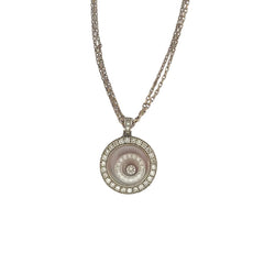 Collier CHOPARD "Happy Spirit" en or blanc et diamants - Castafiore