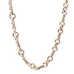 Collier CHRISTOFLE en or jaune et argent - Castafiore