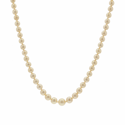 Collier CHUTE perles en or rose - Castafiore