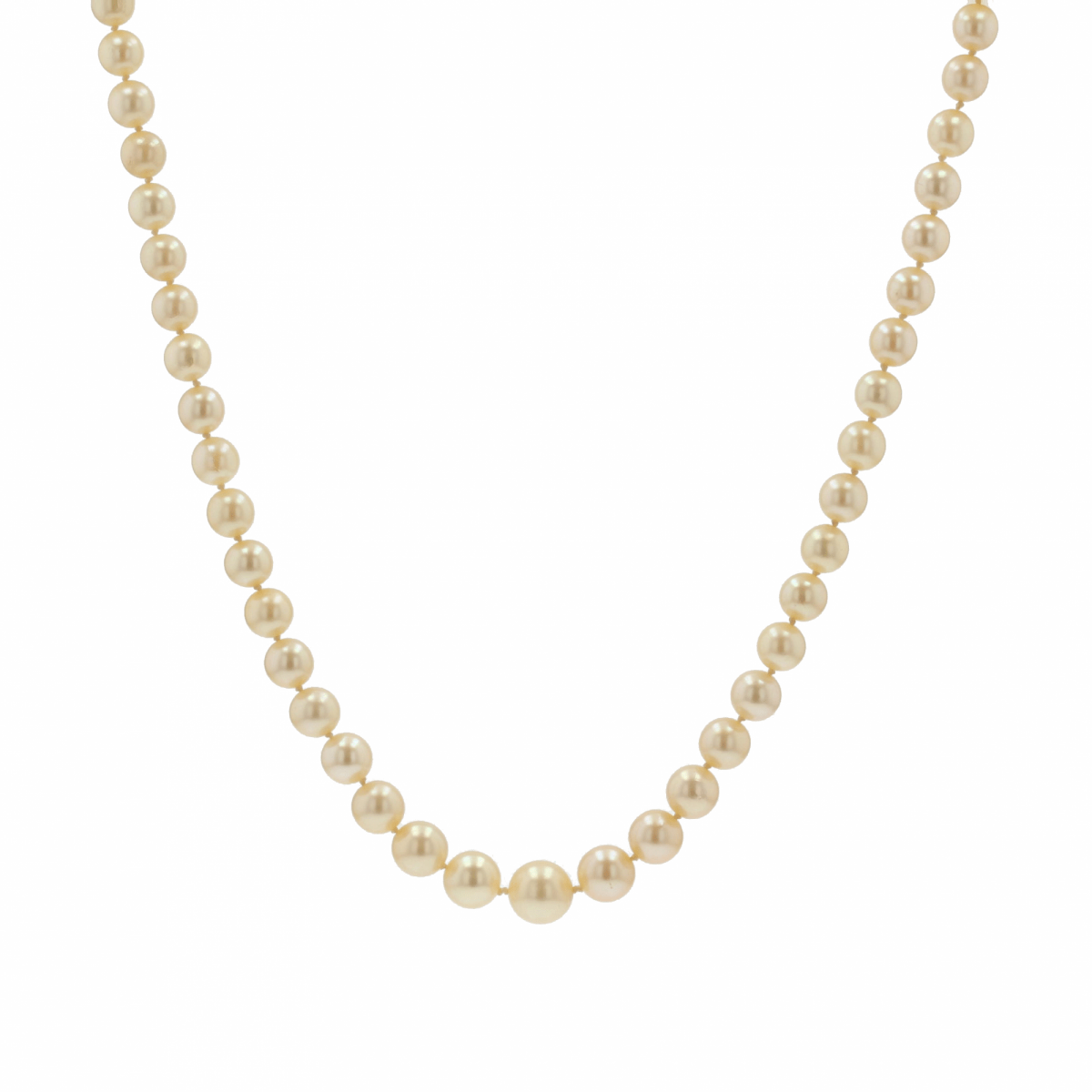 Collier CHUTE perles en or rose - Castafiore