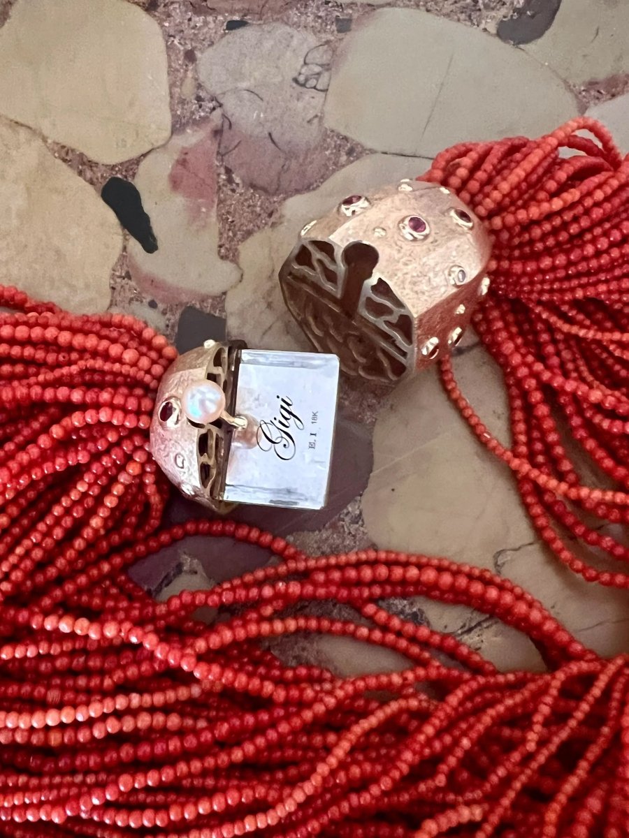 Collier Corail Torsadé Or Jaune 18 Carats - Castafiore