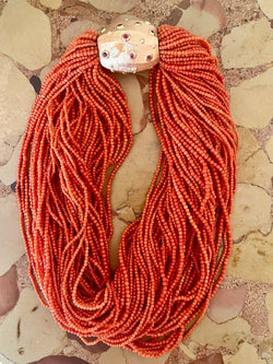 Collier Corail Torsadé Or Jaune 18 Carats - Castafiore