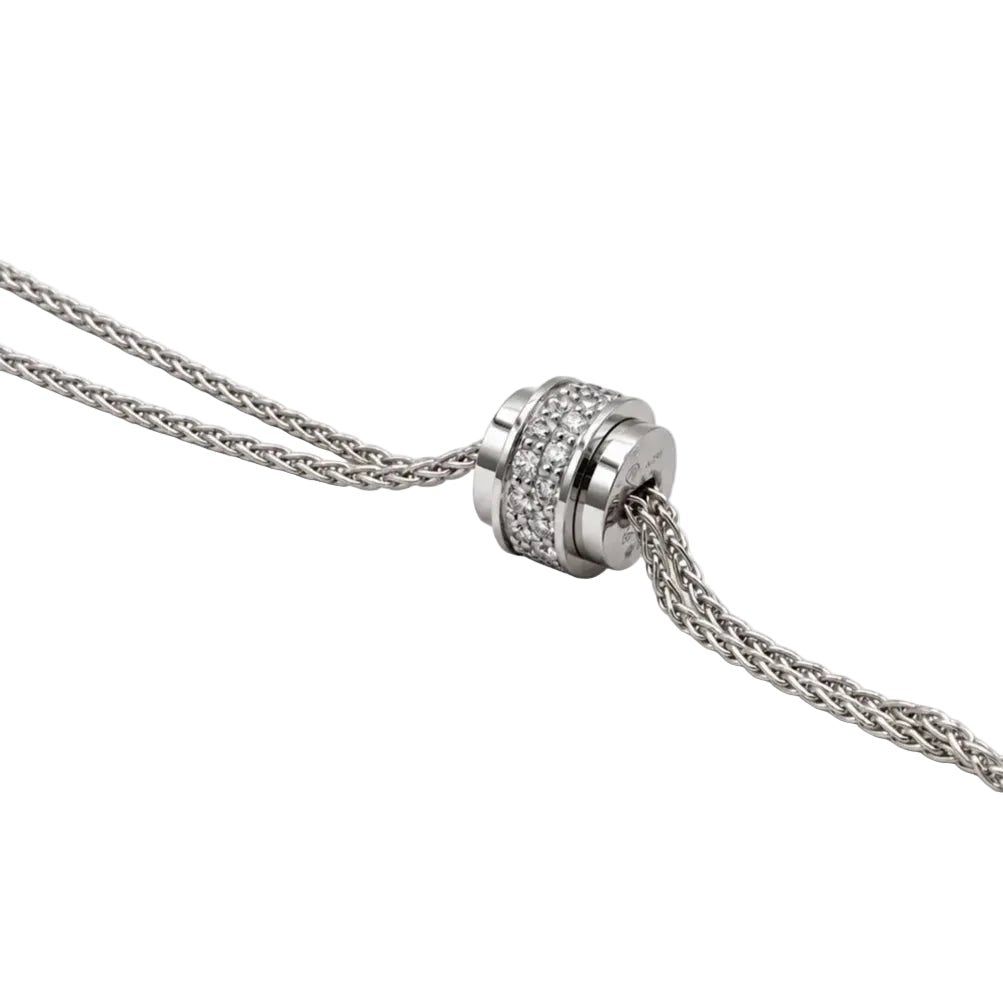 Collier Cravate PIAGET "Possession" en or blanc et diamants - Castafiore