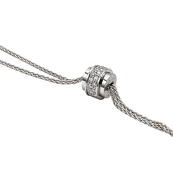 Collier Cravate PIAGET "Possession" en or blanc et diamants - Castafiore
