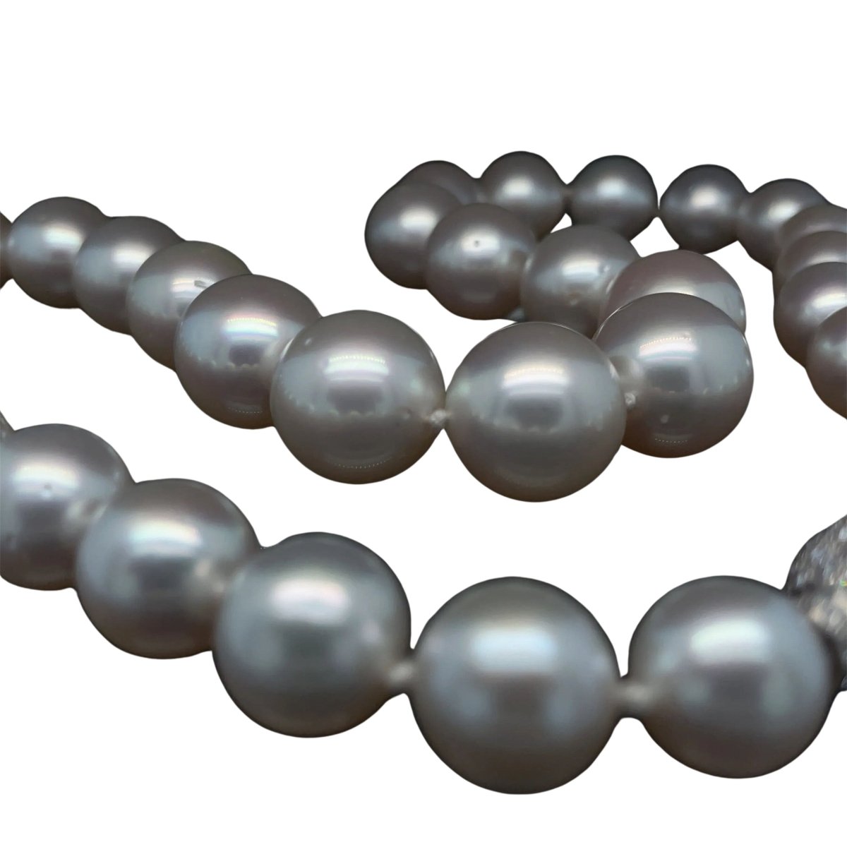 Collier de perles blanches d'Australie - Castafiore