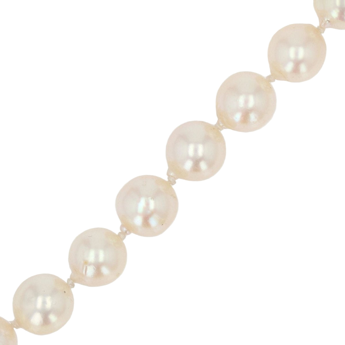 Collier de perles de culture baroque et son fermoir ancien - Castafiore
