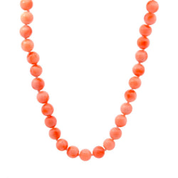 Collier de Perles en corail - Castafiore