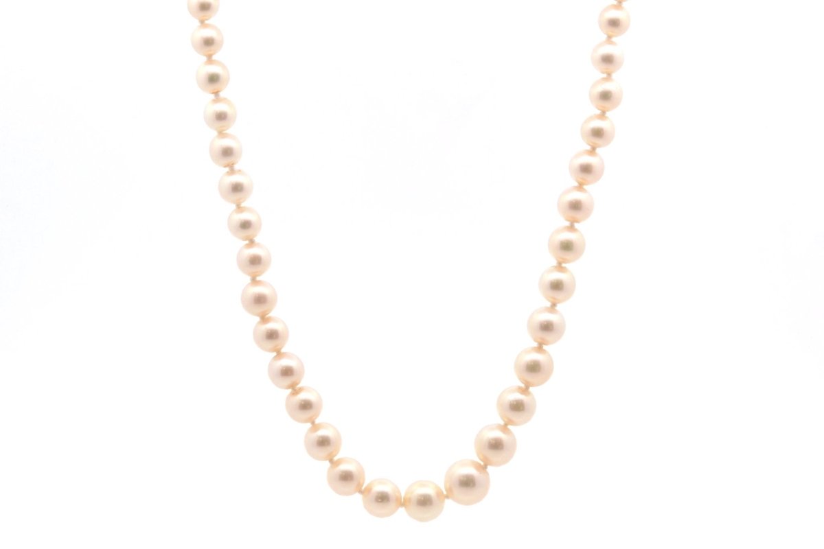 Collier de Perles en perle de culture et or blanc - Castafiore