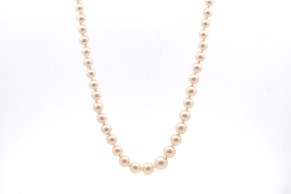 Collier de Perles en perle de culture et or blanc - Castafiore