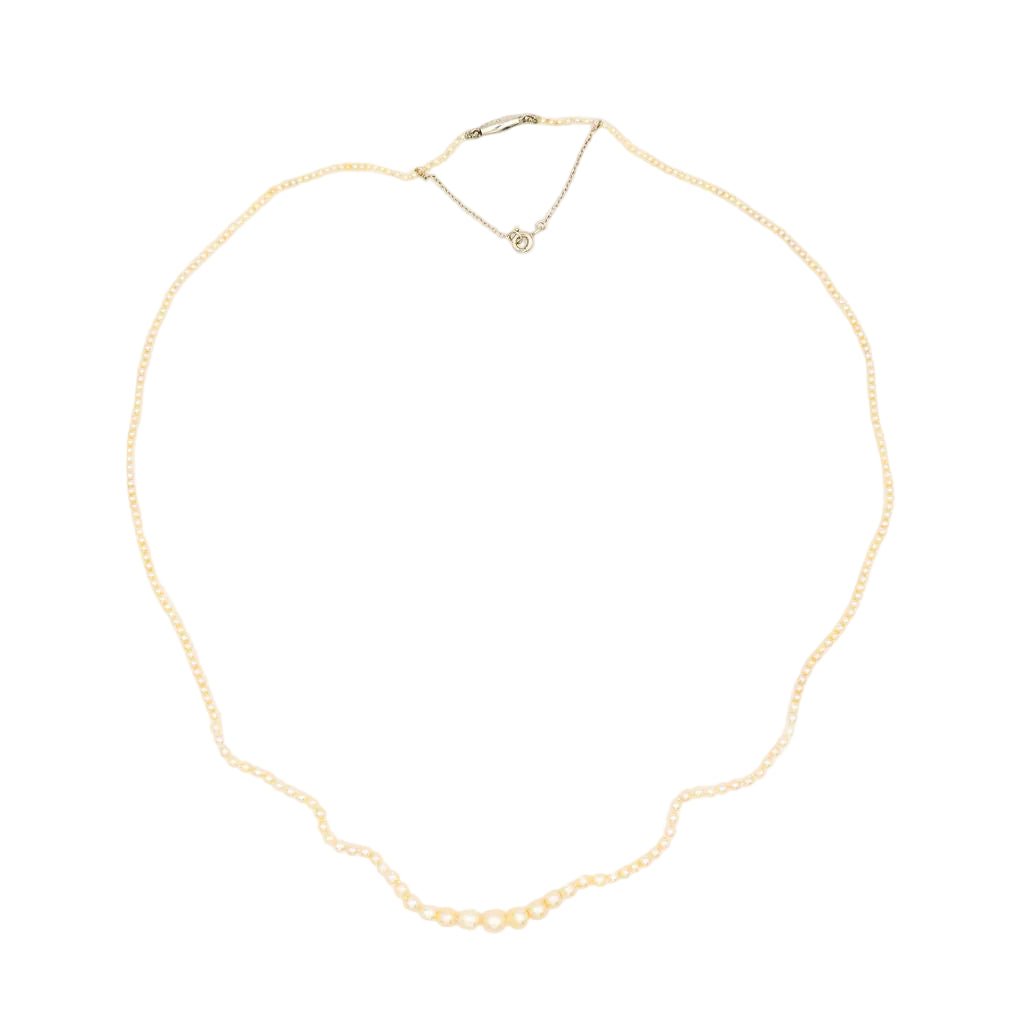 Collier de Perles en perles fines et or blanc - Castafiore