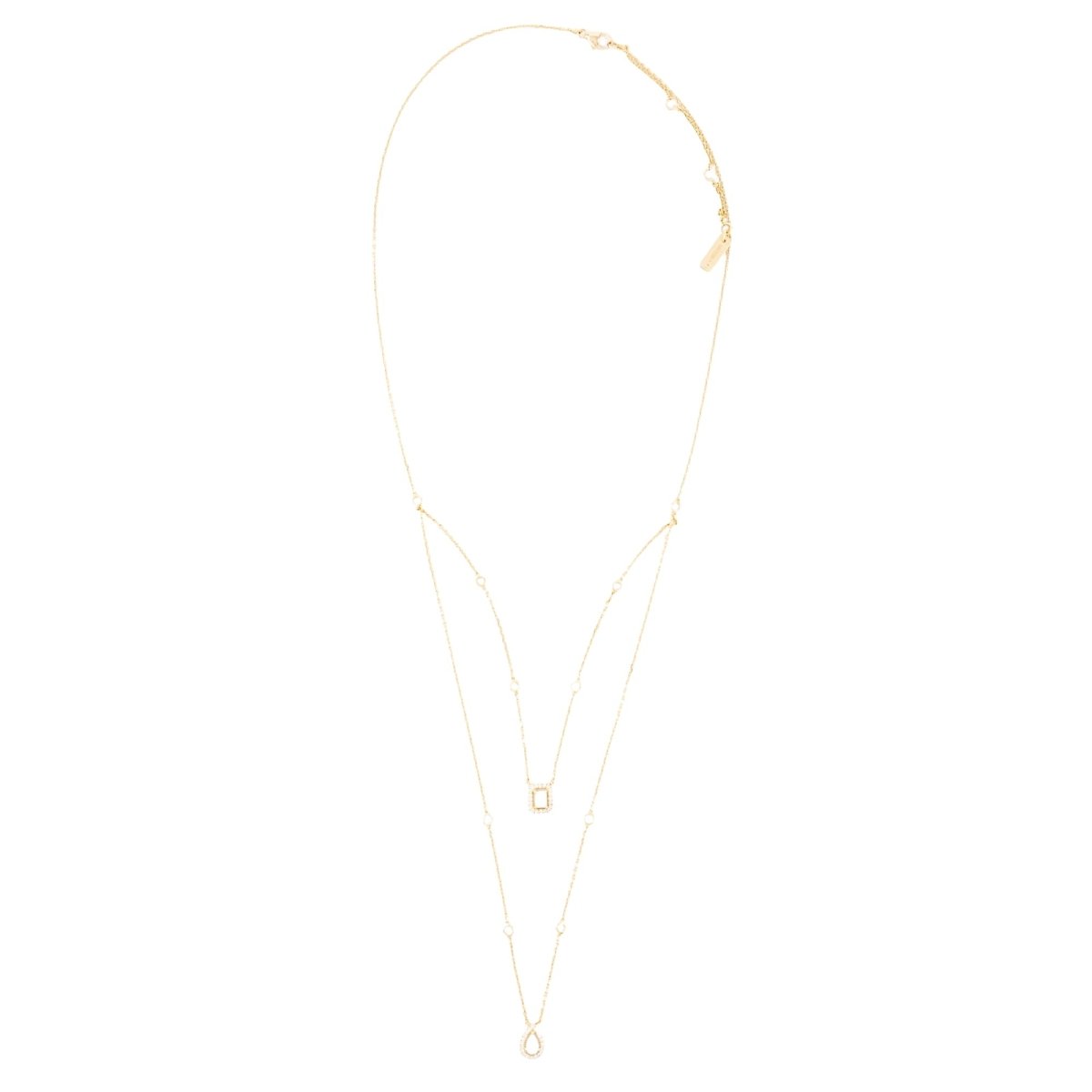 Collier Deux Rangs MESSIKA "My Twin" PM en or rose et diamants - Castafiore