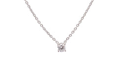 Collier diamant en or blanc 18k - Castafiore