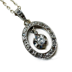 Collier diamant en pampille - Castafiore