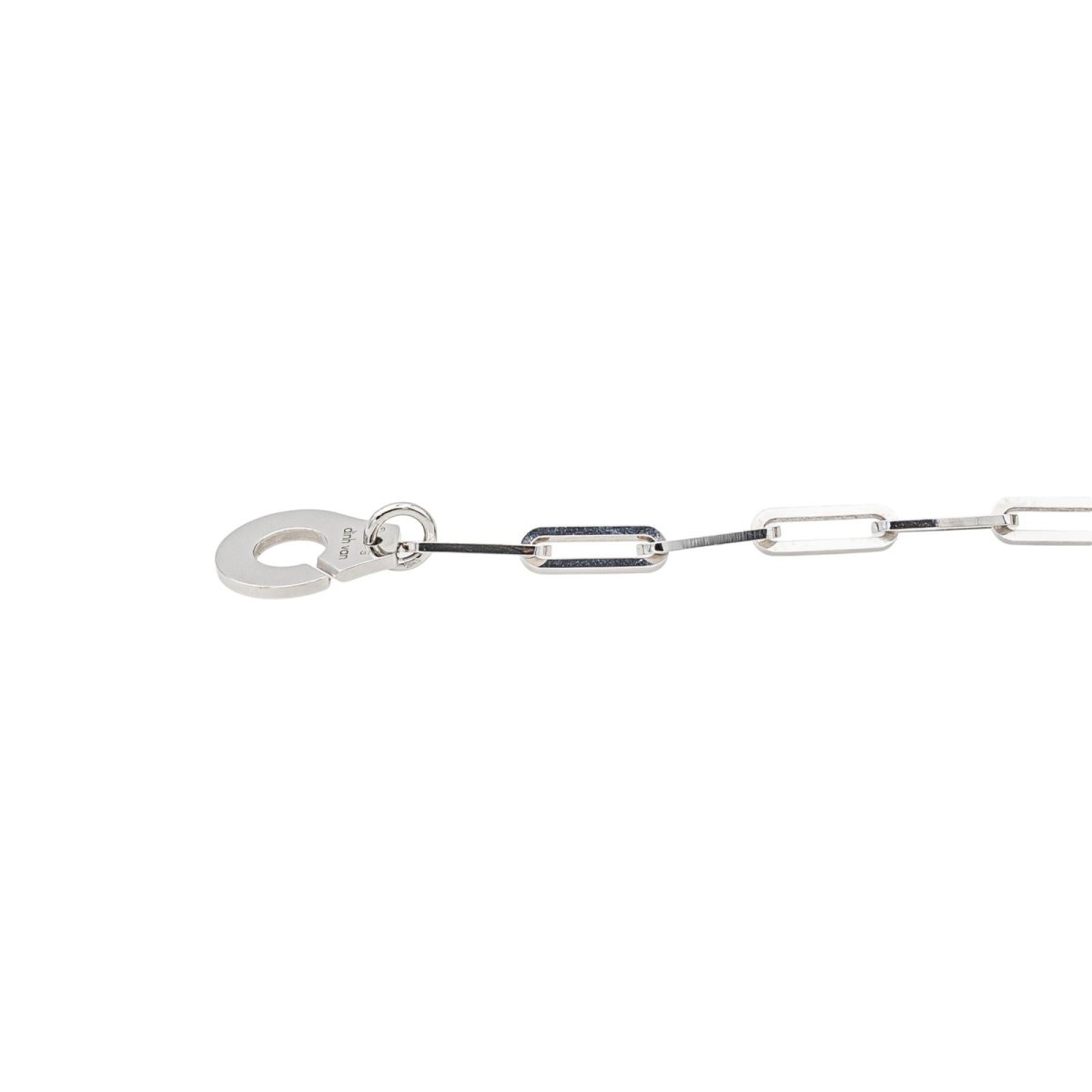 Collier Dinh Van Menottes en or blanc - Castafiore